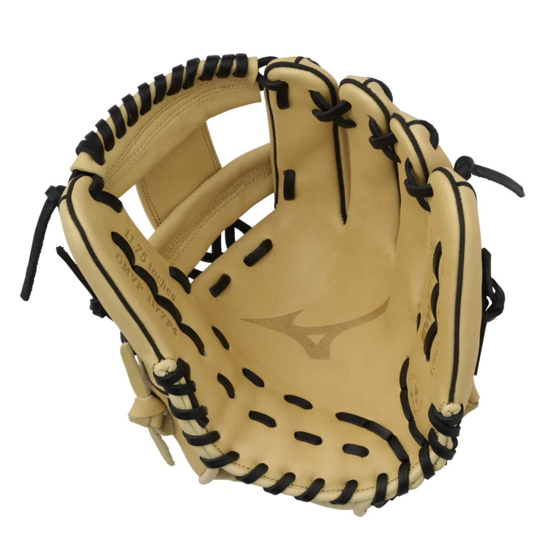 Mizuno MVP Prime 11.75 Fielders Baseball Glove in color tan and black.