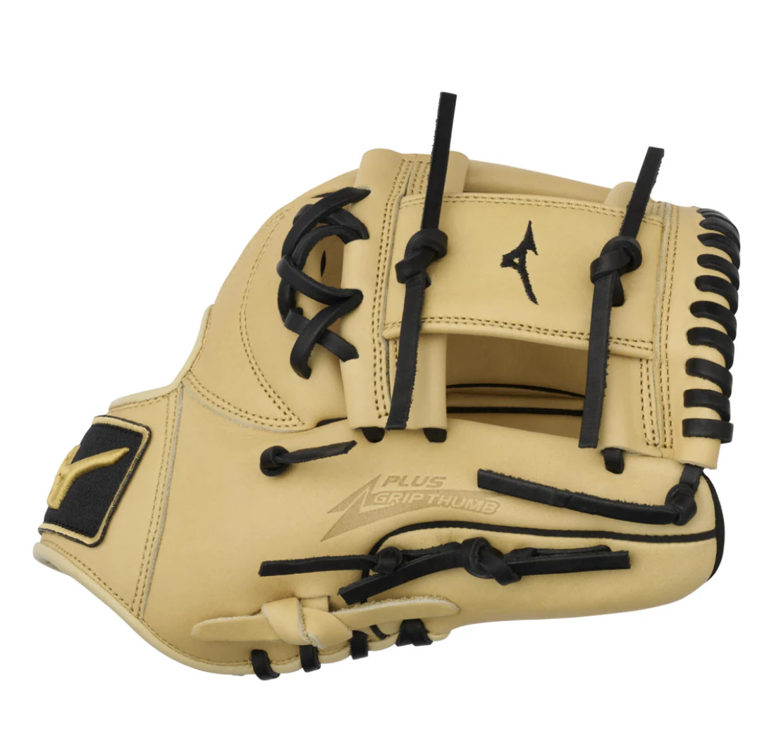 Mizuno MVP Prime 11.75 Fielders Baseball Glove in color tan and black.