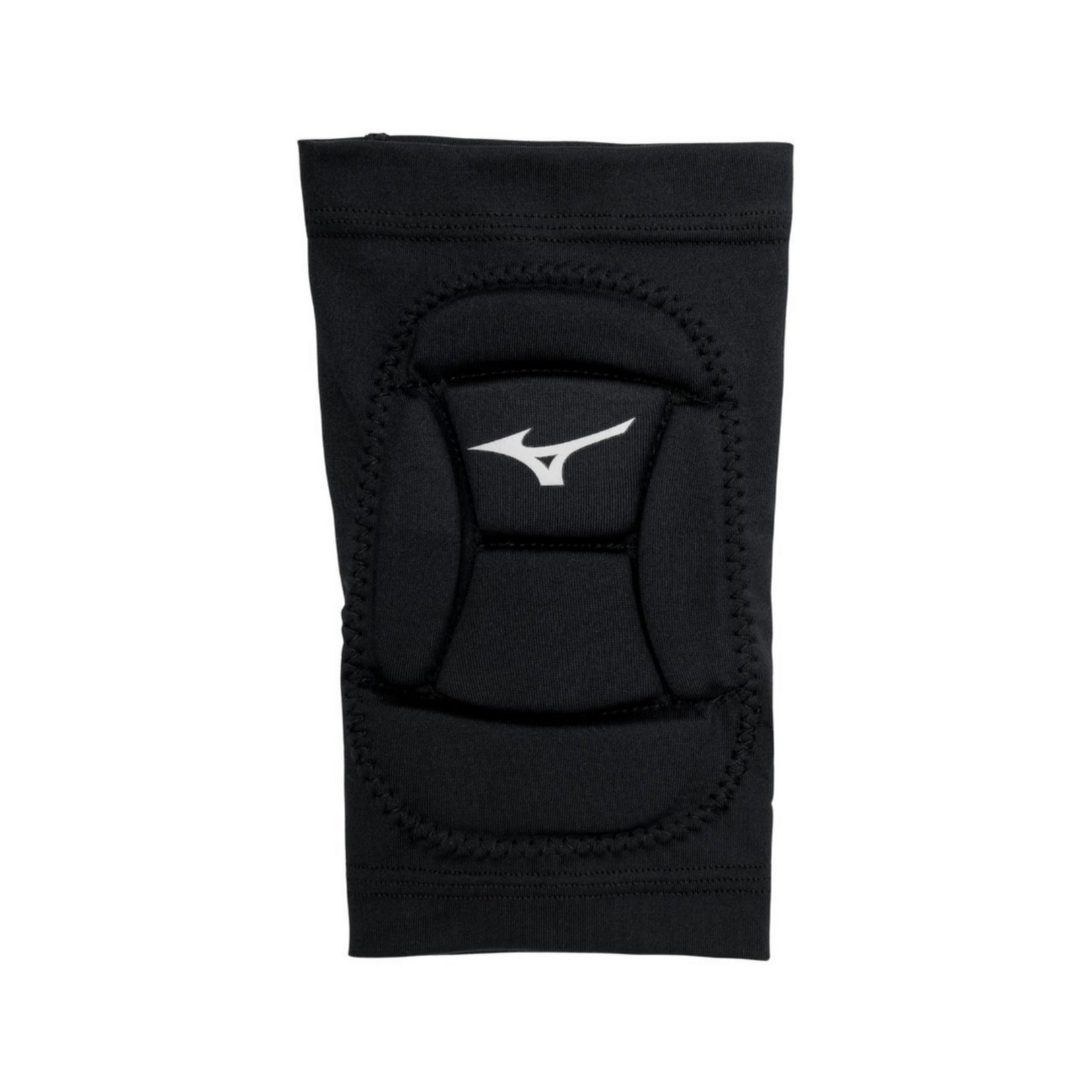 A photo of the Mizuno MZO Volleyball Elbow Pads in colour black with white Mizuno logo.