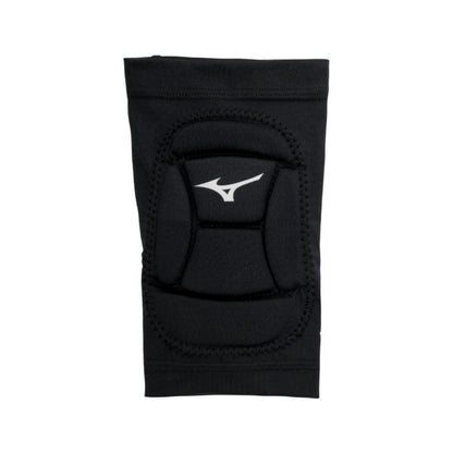 A photo of the Mizuno MZO Volleyball Elbow Pads in colour black with white Mizuno logo.