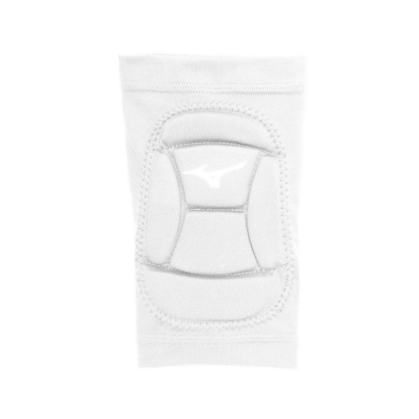 A photo of the Mizuno MZO Volleyball Elbow Pads in colour white with white Mizuno logo.