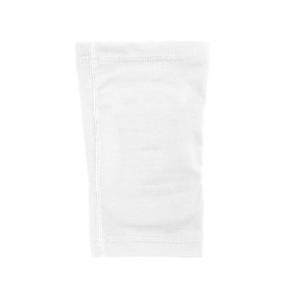 A photo of the Mizuno MZO Volleyball Elbow Pads in colour white with white Mizuno logo.