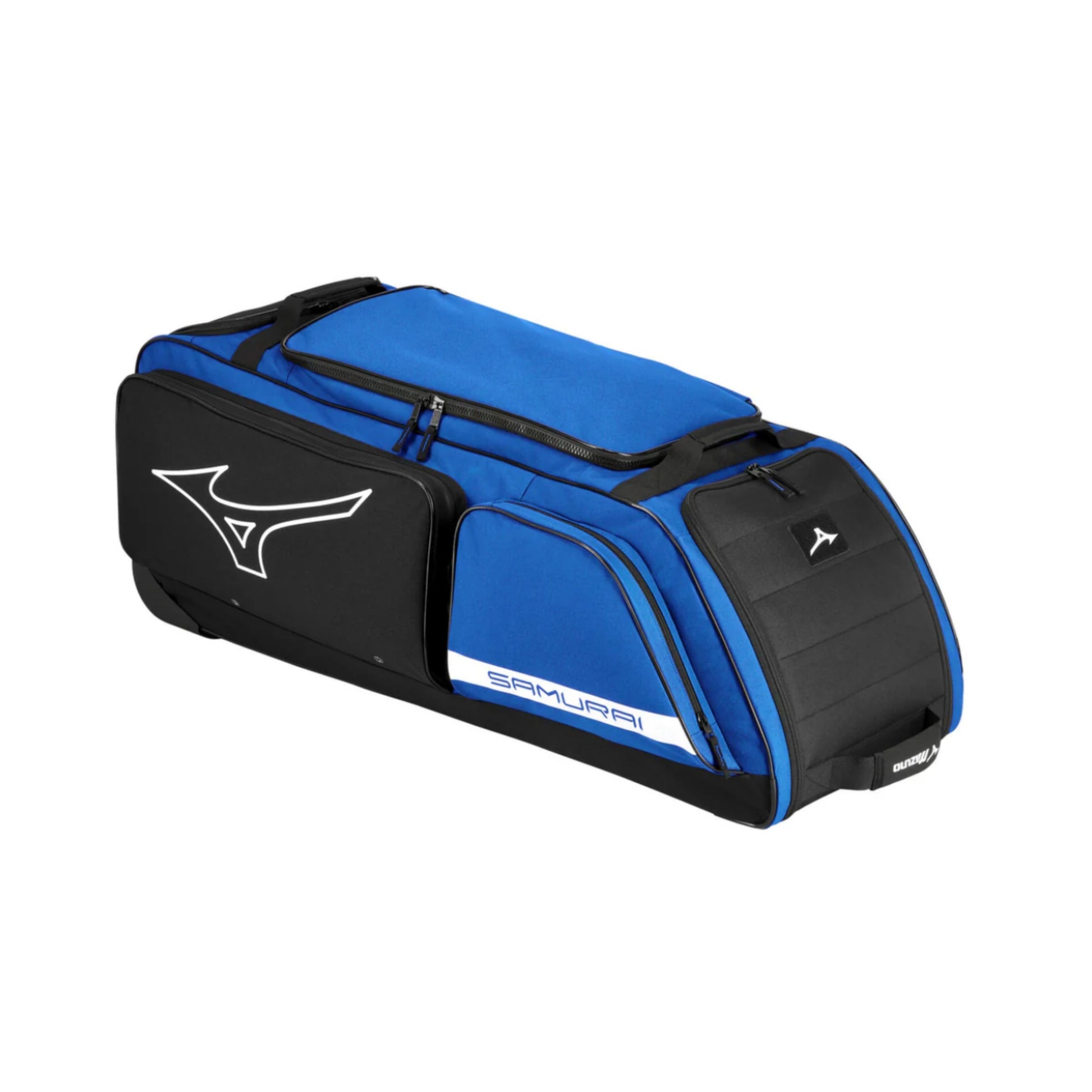A photo of the Mizuno Samurai 24" Wheel Bag in colour royal.