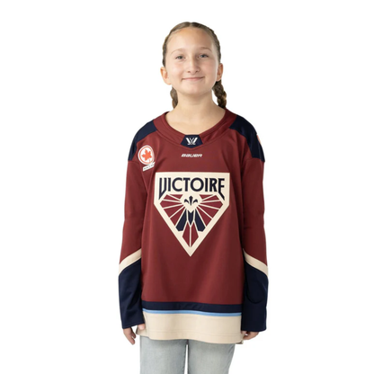 Montreal Victoire Bauer PWHL Home Youth Jersey