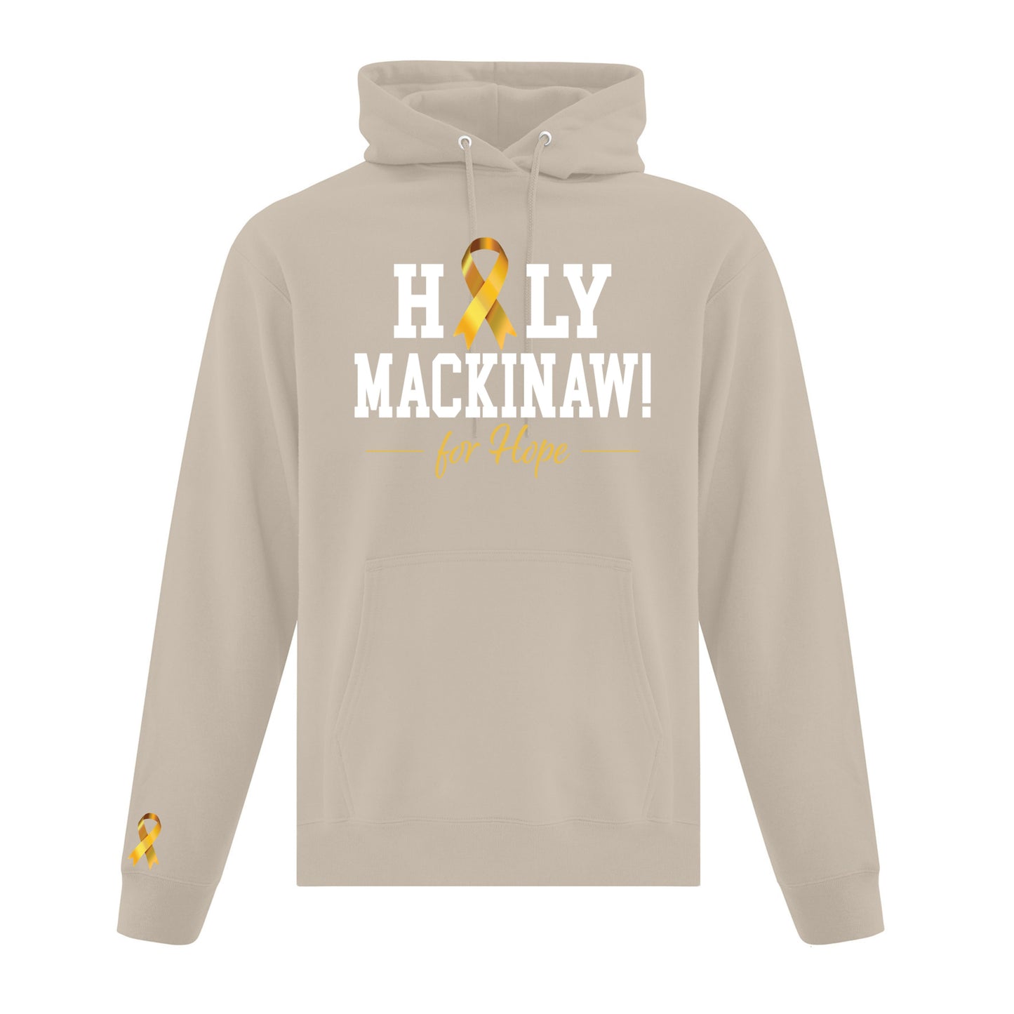 A photo of the NOFCC Adult Hoodie in colour beige.