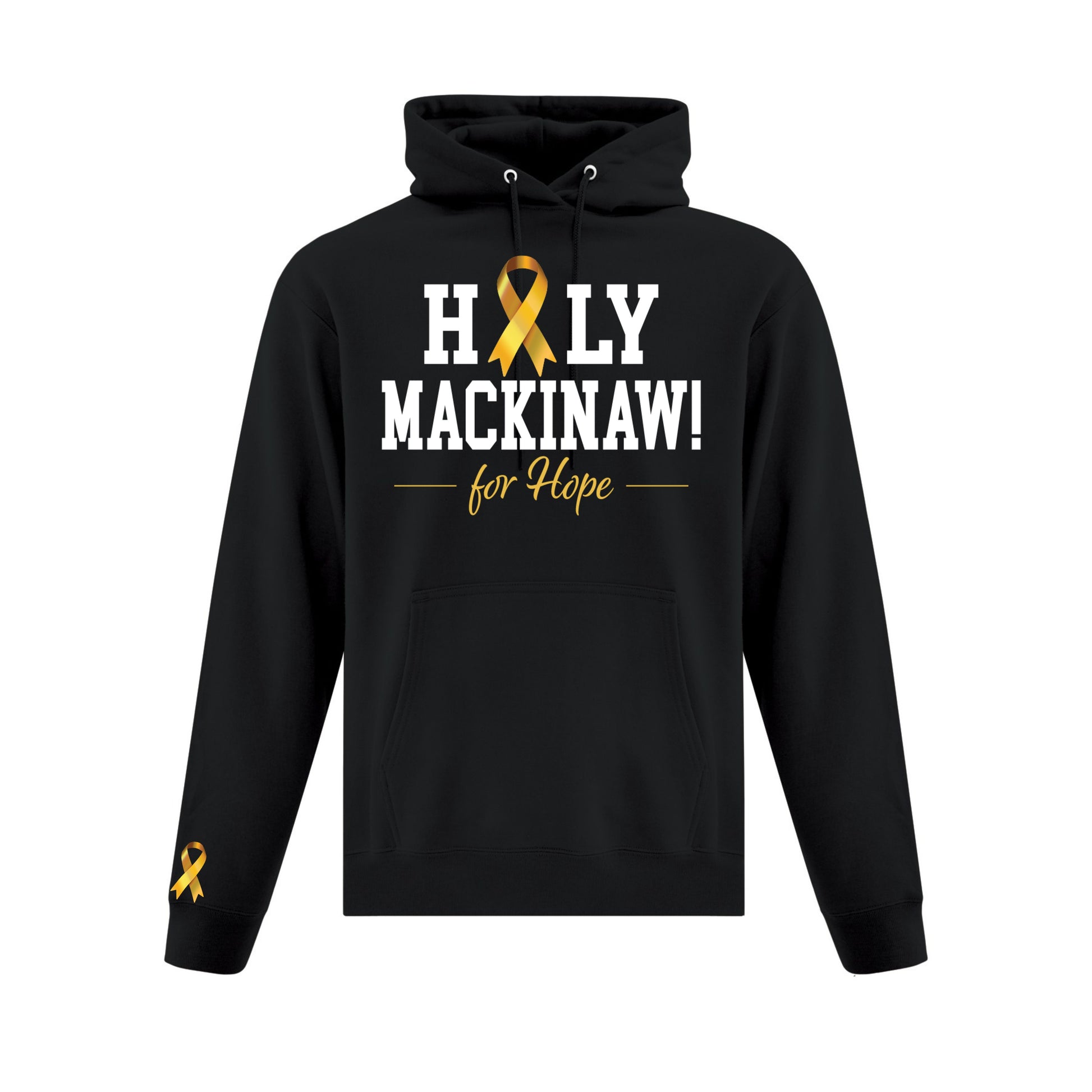 A photo of the NOFCC Adult Hoodie in colour black.