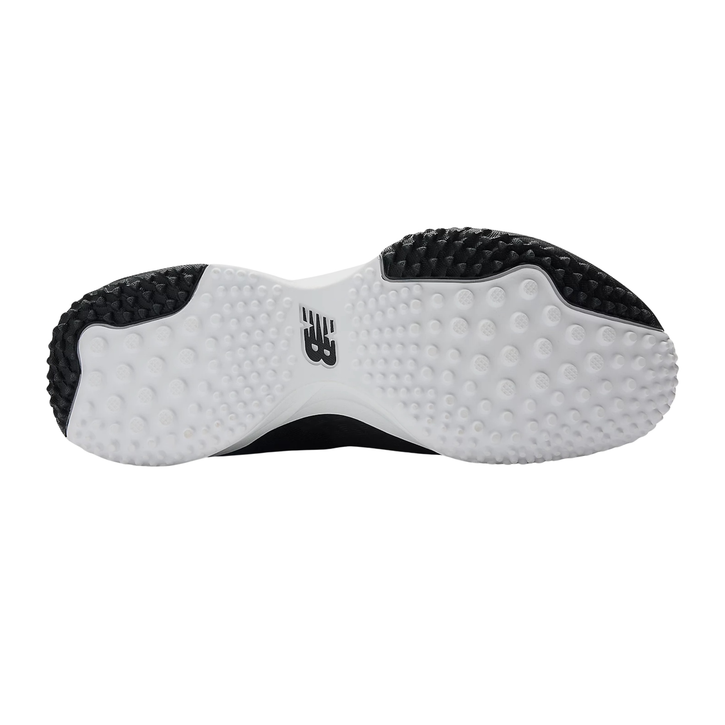 A photo of the New Balance FuelCell 4040 v8 Turf-Trainer Baseball Cleats in colour black and white.