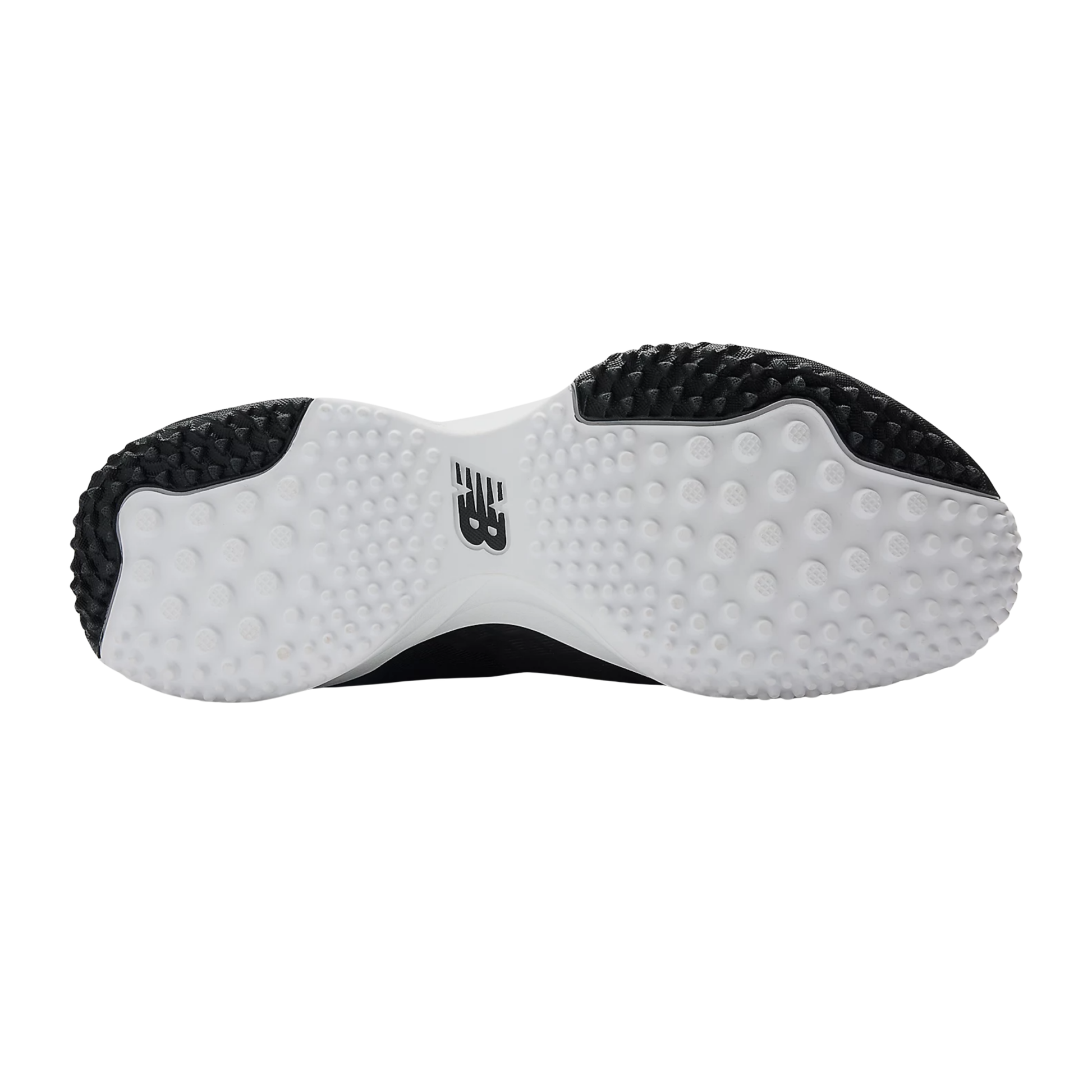 A photo of the New Balance FuelCell 4040 v8 Turf-Trainer Baseball Cleats in colour black and white.