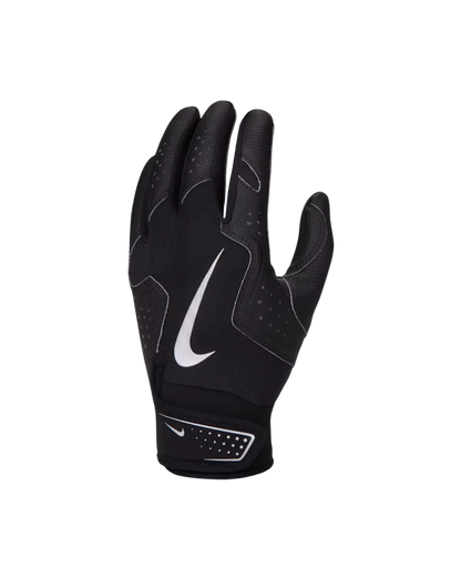 A photo of the Nike Alpha 2.0 Kids' Baseball Batting Glove in colour black.