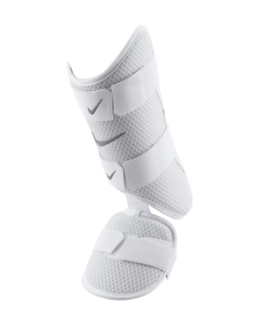 A photo of the Nike Baseball Batter's Leg Guard in colour white.