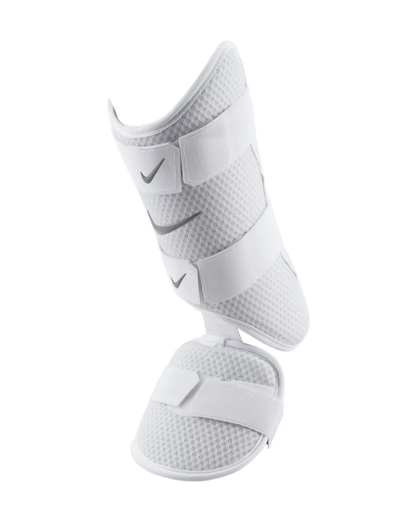 A photo of the Nike Baseball Batter's Leg Guard in colour white.