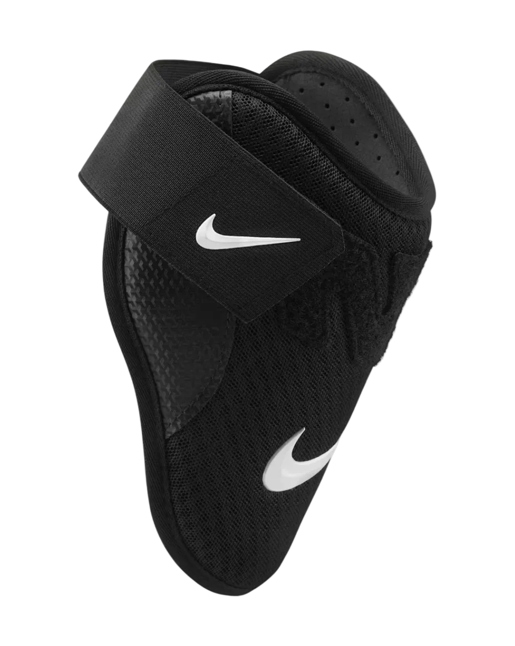 A photo of the Nike Diamond Baseball Batter's Elbow Guard in colour black and white.