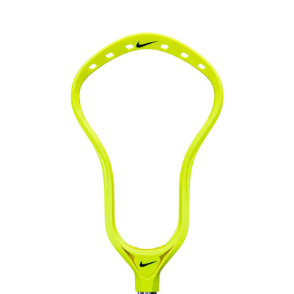 A photo of the Nike L4 Unstrung Lacrosse Head in colour electric yellow.