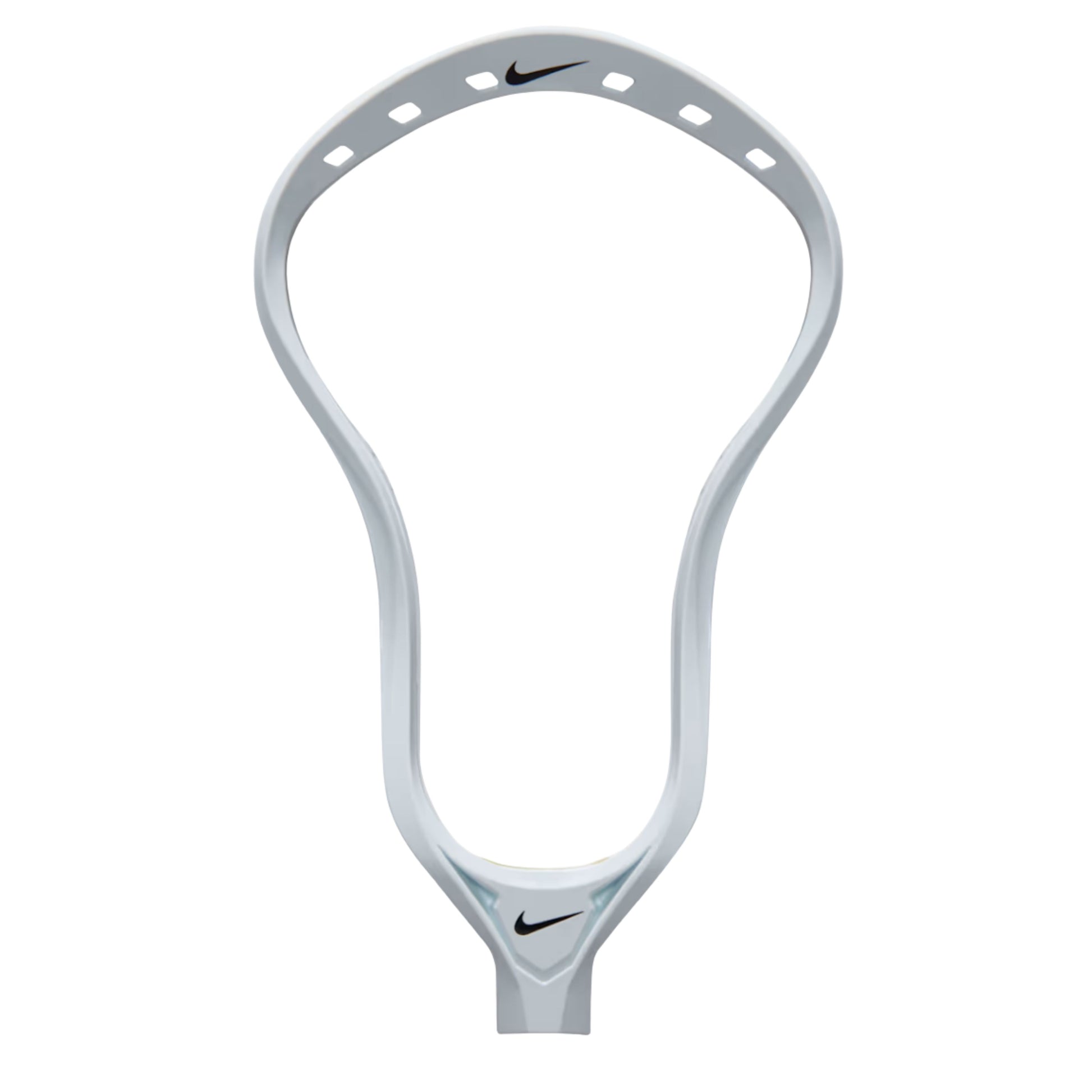 A photo of the Nike L4 Unstrung Lacrosse Head in colour white.