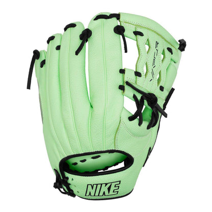 A photo of the Nike Vapor FM Baseball Glove in colour green and black.