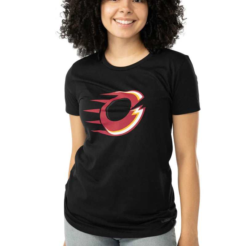 Bauer Youth Front Logo Back Name T-Shirt