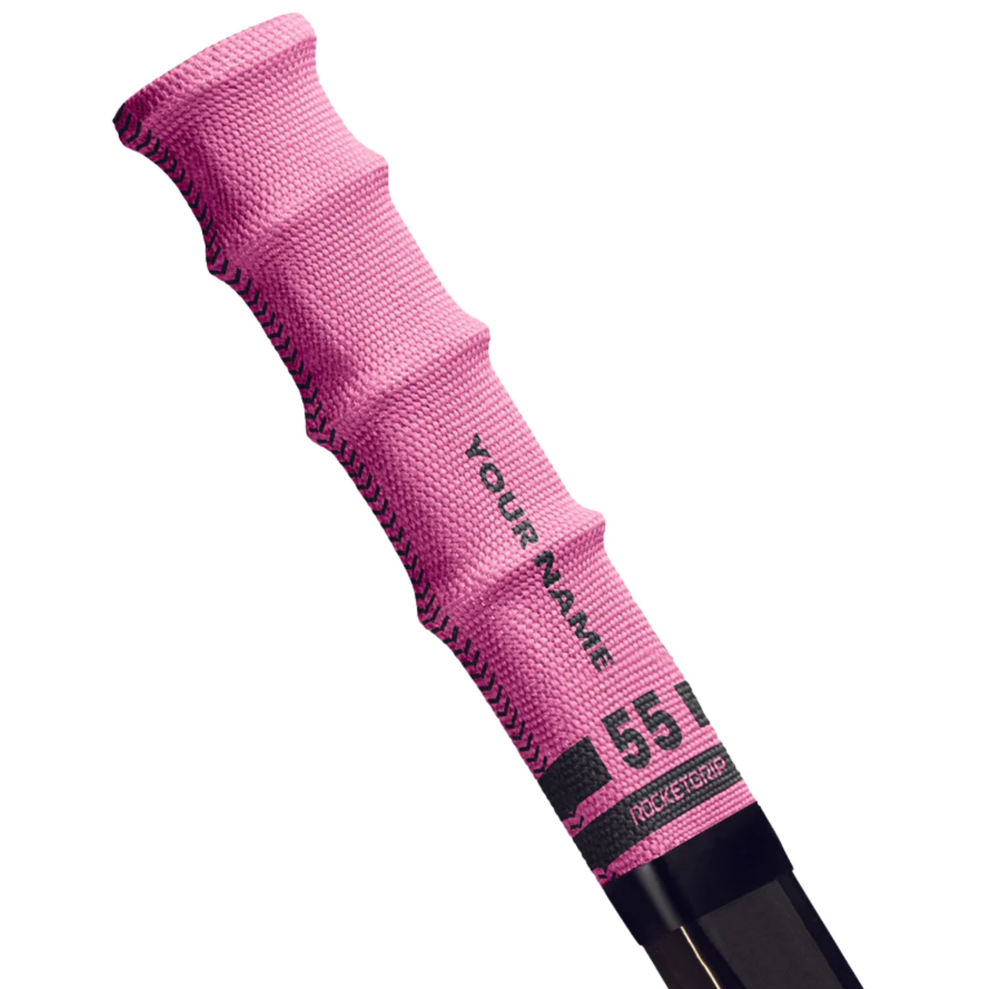 A photo of the ROCKETGRIP Hockey Grip in colour pink.