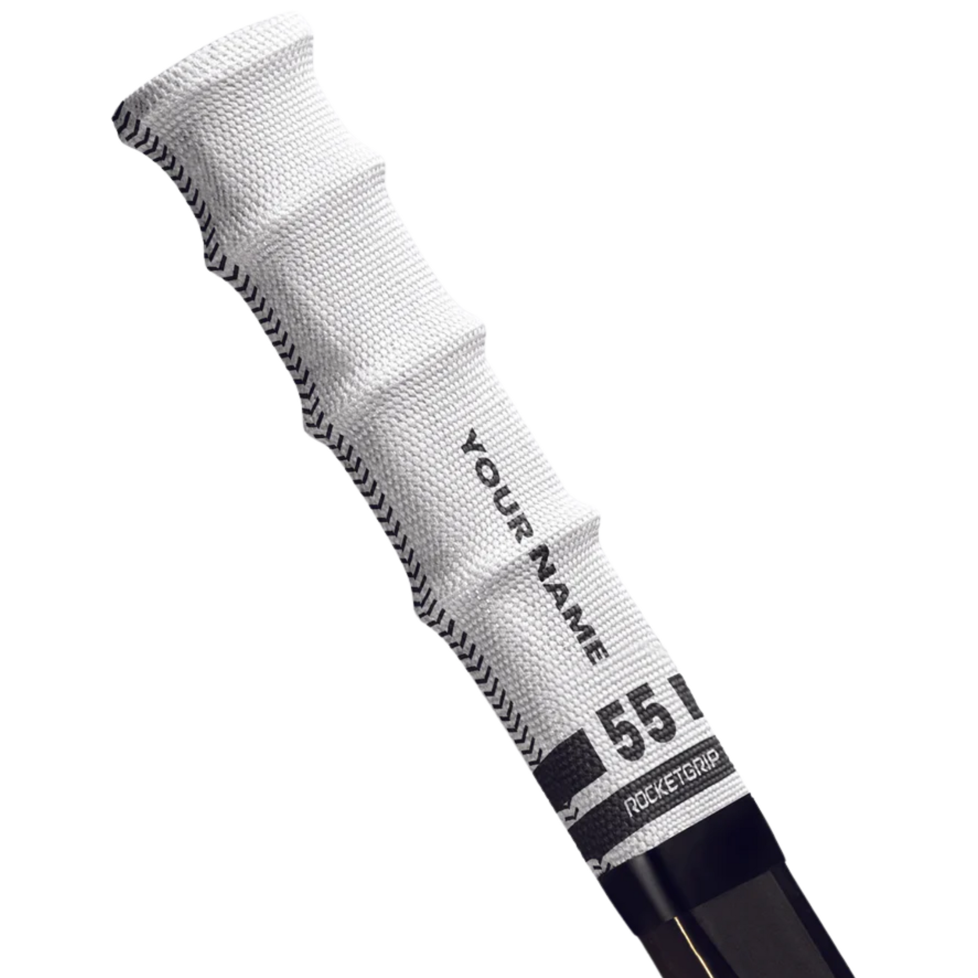 A photo of the ROCKETGRIP Hockey Grip in colour white.