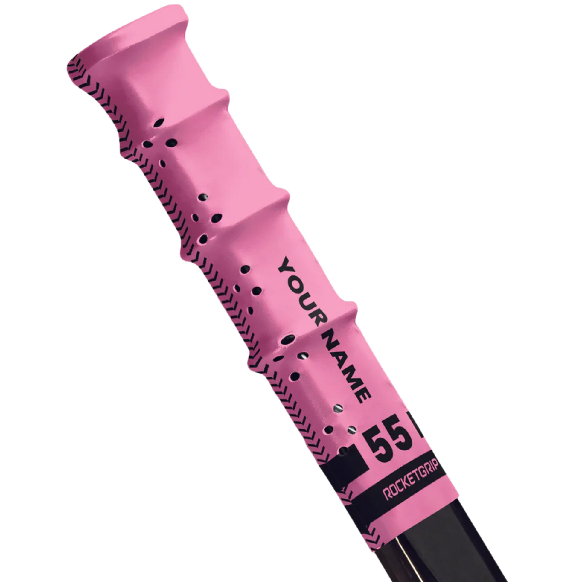 A photo of the ROCKETGRIP Hole Hockey Grip in colour pink.