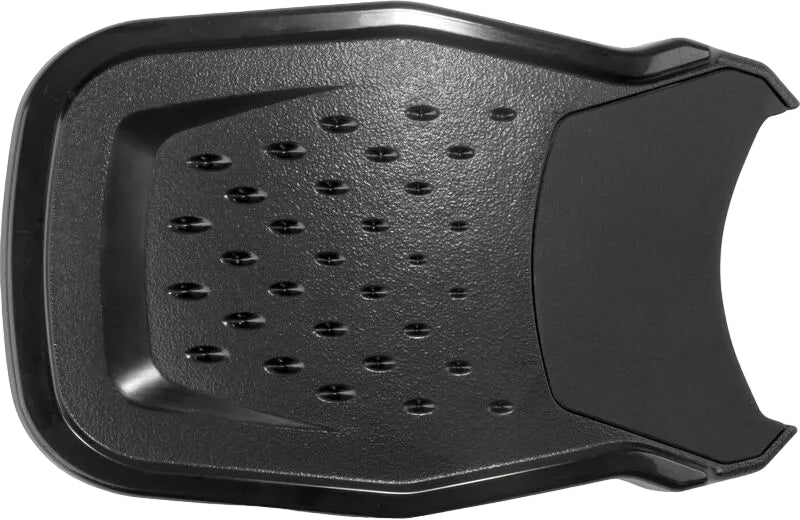 A photo of the Rawlings RX2 Reverse Adjustable Batting Helmet Extension in colour black.