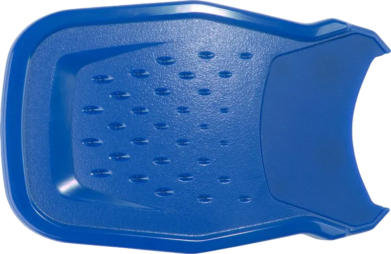 A photo of the Rawlings RX2 Reverse Adjustable Batting Helmet Extension in colour blue.