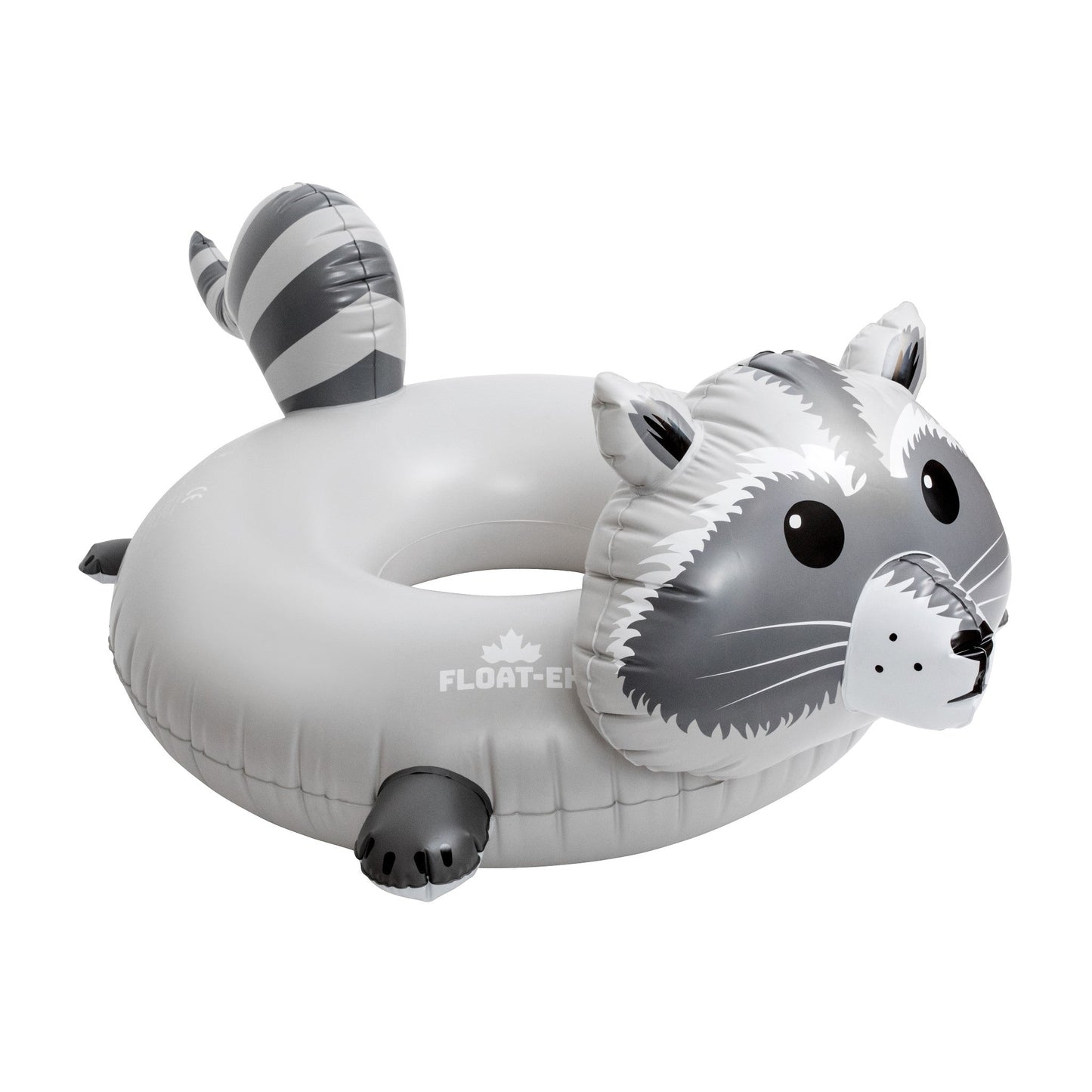 A photo of the Float-EH Pool Float Racoon side view