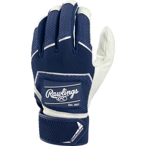 Rawlings Workhorse Pro Batting Gloves Navy