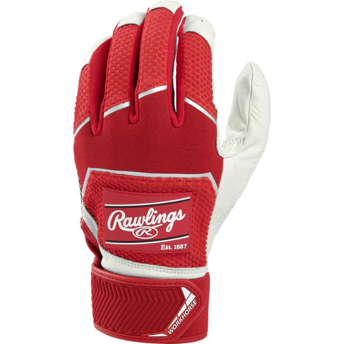 Rawlings Workhorse Pro Batting Gloves Red