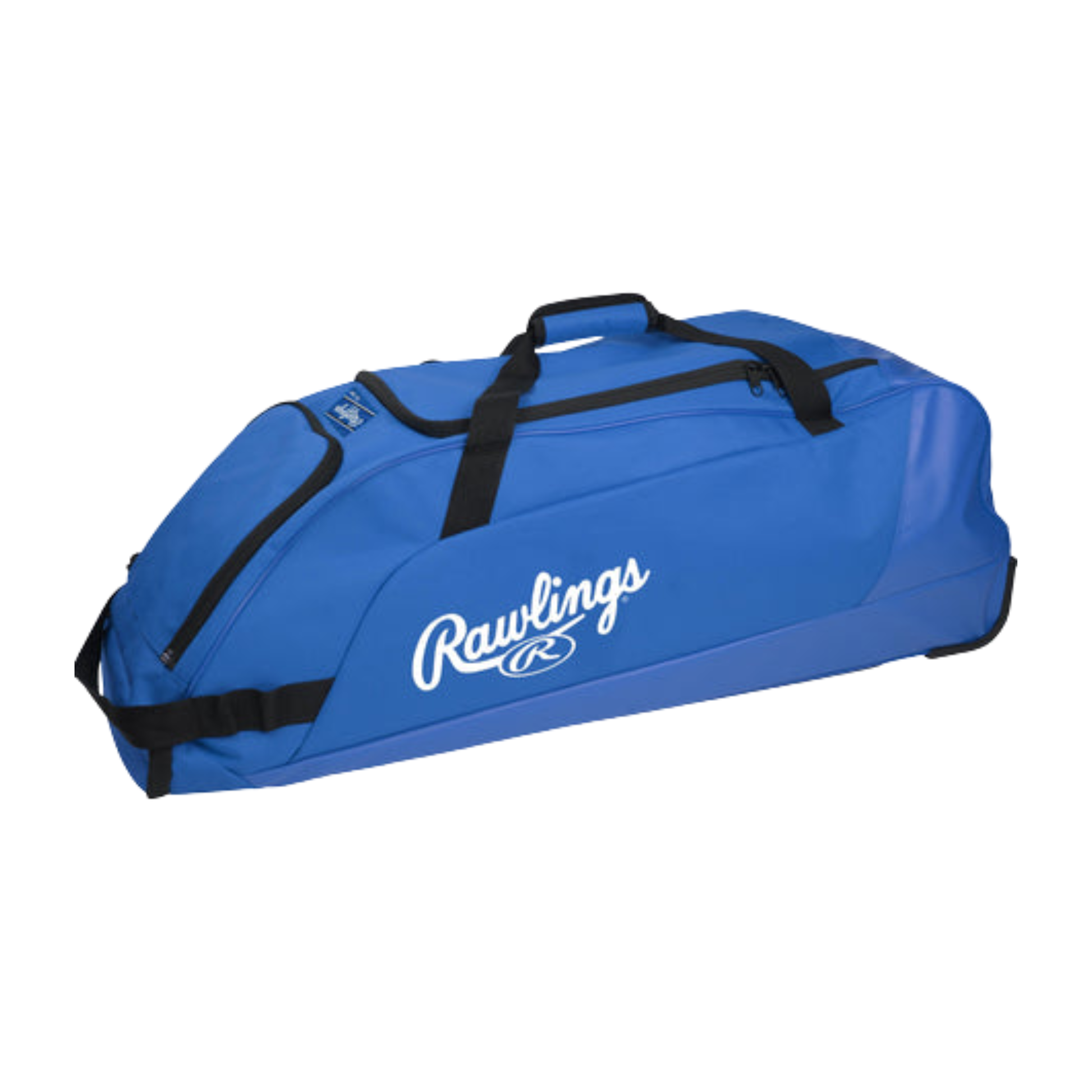 A photo of the Rawlings Workhorse Wheeled Baseball Bag in colour royal blue