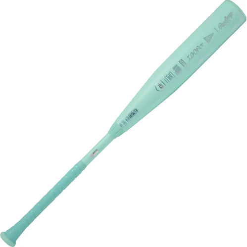 A photo of the 2026 Rawlings Icon USSSA -10 Baseball Bat in colour teal.