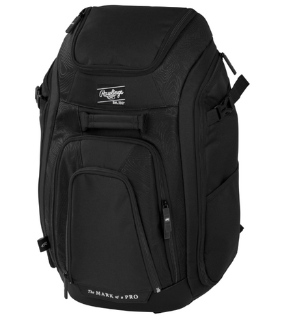 A photo of the Rawlings Legion 2 Baseball Equipment Backpack in colour black.