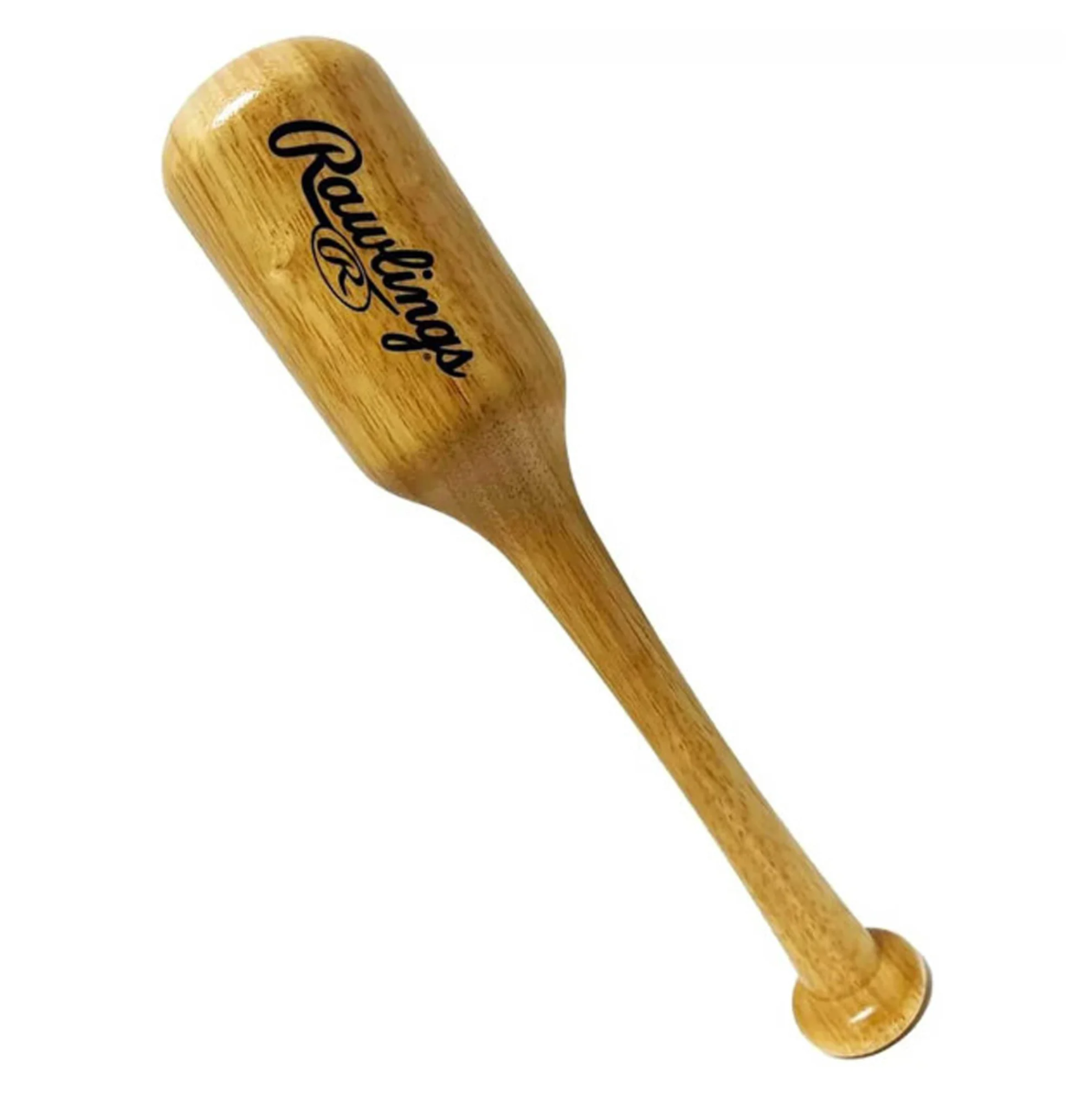 A photo of the wooden Rawlings Pro Glove Mallet with Black Rawlings logo