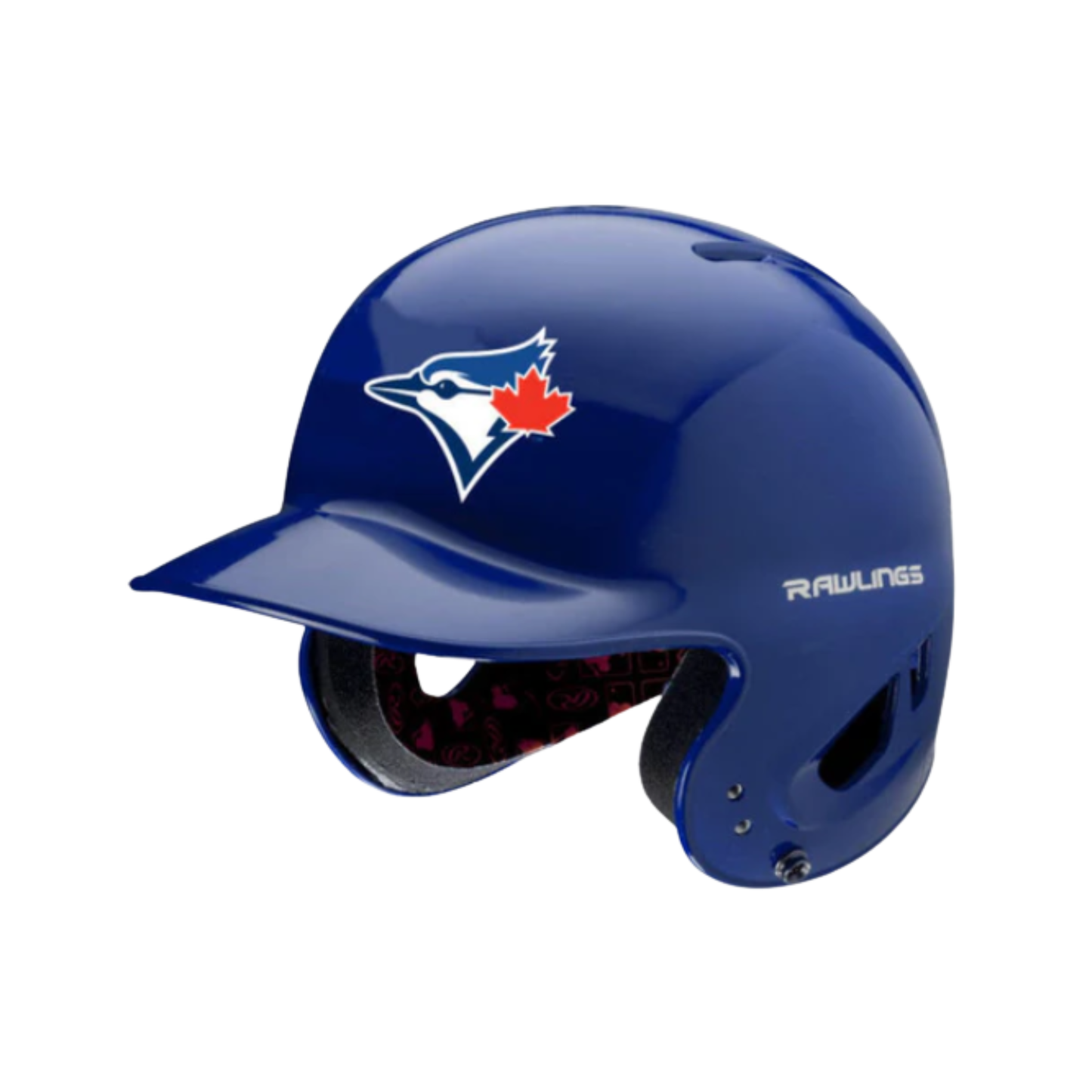A photo of the Rawlings Toronto Blue Jays T-Ball Helmet in colour navy blue with team logo.