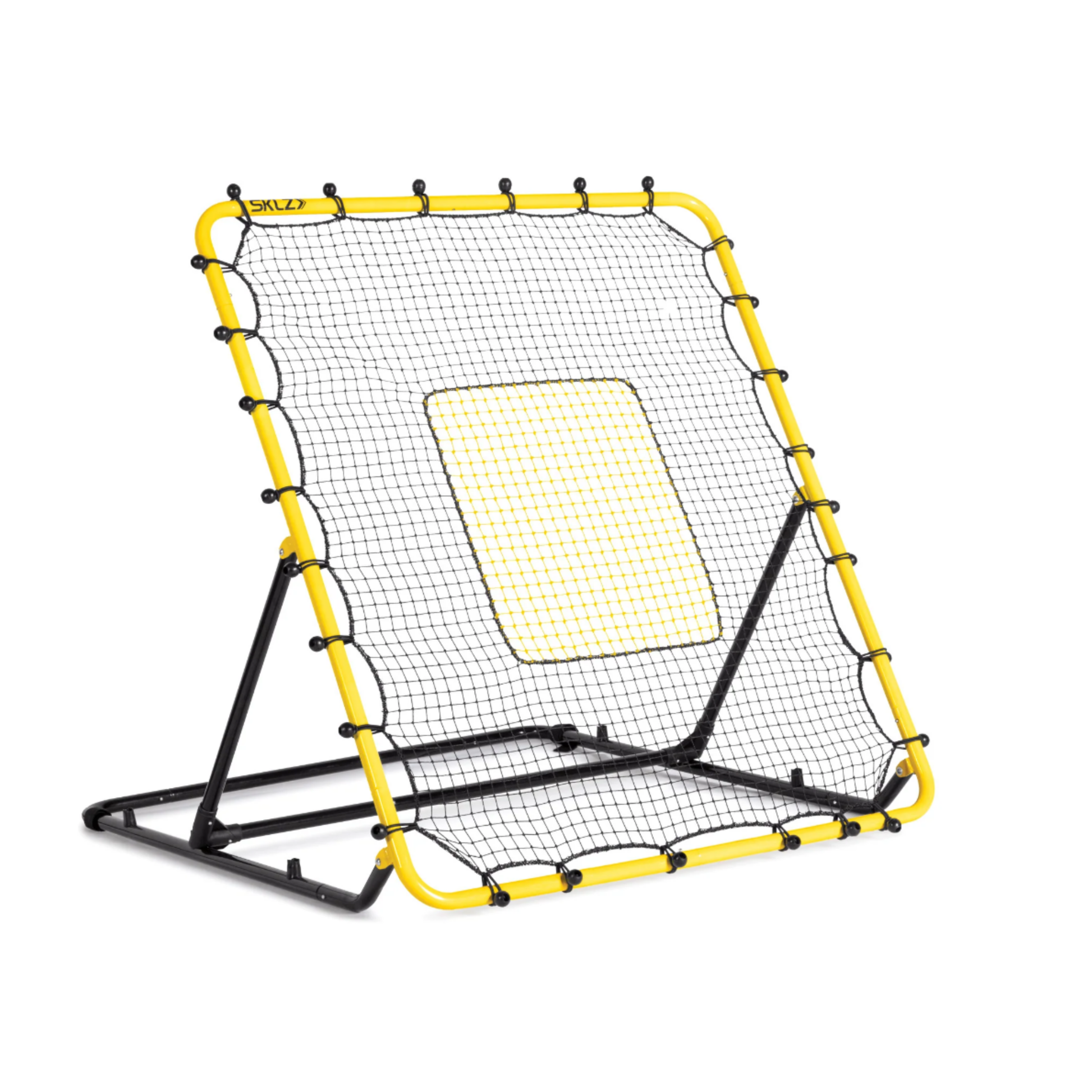 A photo of the SKLZ Field Trainer in colour yellow with black mesh.