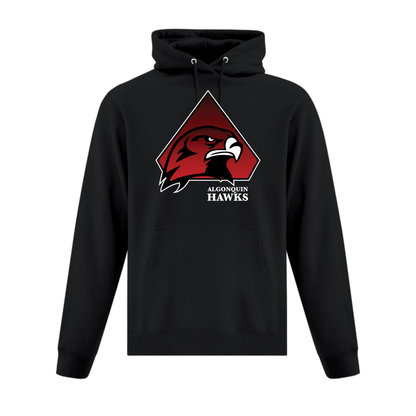 A photo of the SPHL Algonquin Hawks - Hoodie in colour black.