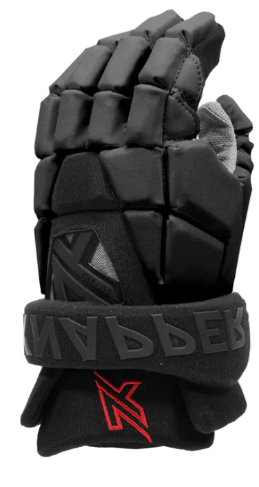 A photo of the Knapper AK7 Street Hockey Gloves in colour black.