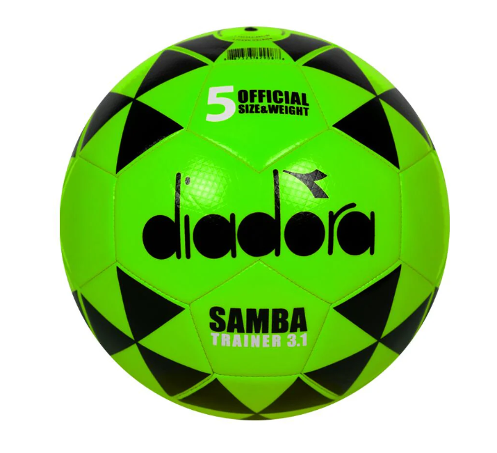 A photo of the Diadora Samba Classico Trainer Ball in colour green.