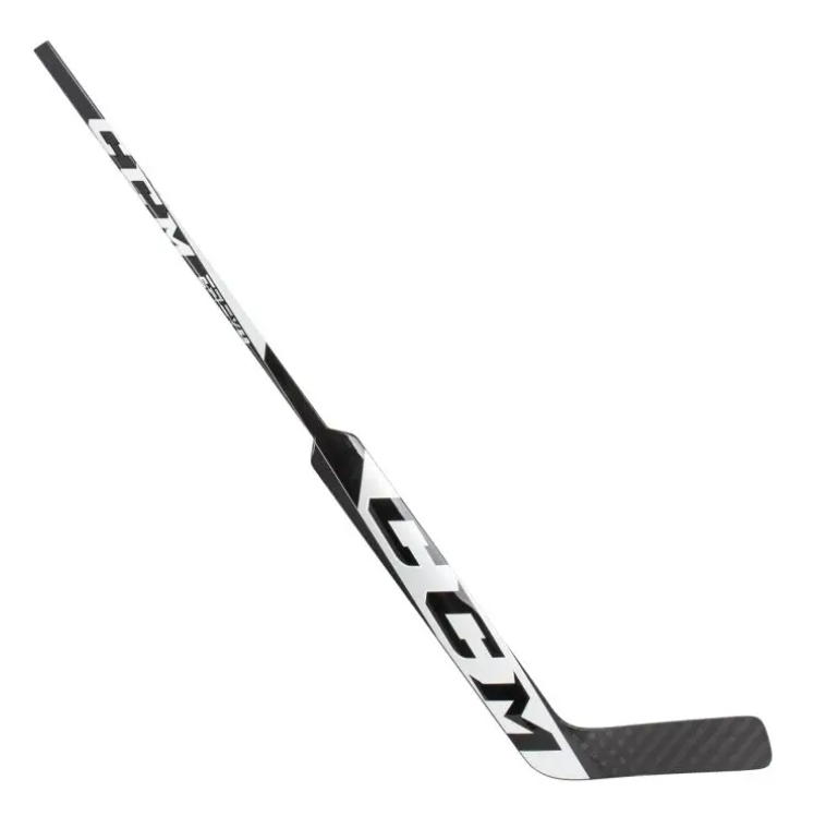 A photo of the CCM Extreme Flex E5.9 Senior Goalie Stick in colour black and white