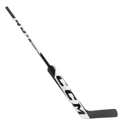 A photo of the CCM Extreme Flex E5.9 Senior Goalie Stick in colour black and white