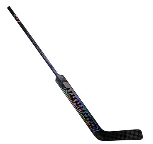 A photo of the Warrior Ritual V3i Senior Goalie Stick - Regular Hand in colour black full view.