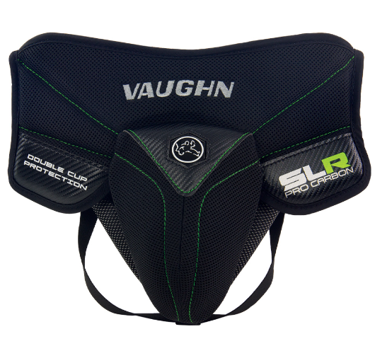 A photo of the Vaughn SLR Pro Carbon Goalie Jock Senior in colour black