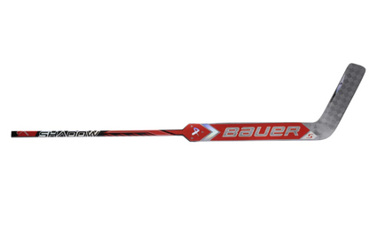 A photo of the Bauer Supreme Shadow Senior Goalie Stick - Left Hand in colour red