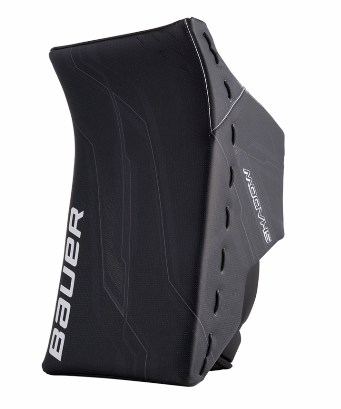 A photo of the Bauer Supreme Shadow Senior Custom Goalie Blocker in colour black.