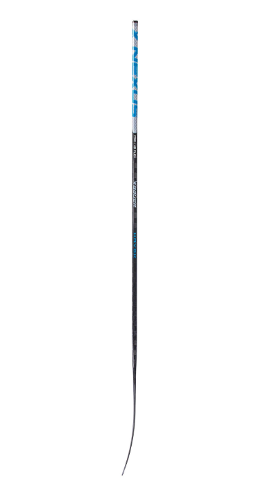 A photo of the Bauer Nexus Havok Grip Hockey Stick (2024) in colour black, blue and grey. Vertical view.