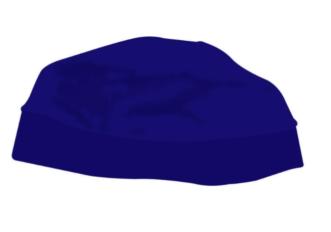 A photo of the Sidelines Skull Cap in colour blue.