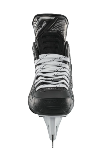 A photo of the True Hockey Catalyst 9X4 Hockey Skates (2024) in colour black. Front view.