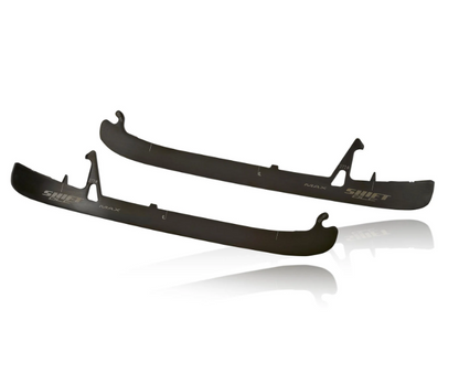 A photo of the True Hockey Shift Max DLC Steel Player Replacement Blades in colour black. Pair view.