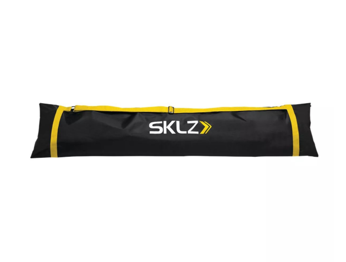 A photo of the SKLZ Hurricane Select 2.0 Trainer packaging in colour black and yellow.