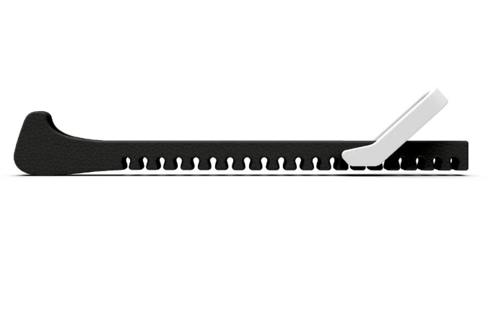 A photo of the Blue Sports Centipede Skate Guards in colour black. 