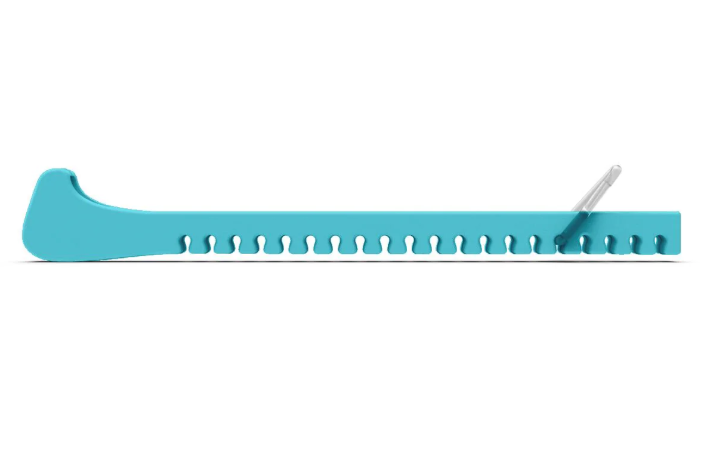 A photo of the Blue Sports Centipede Skate Guards in colour Electric Blue. 